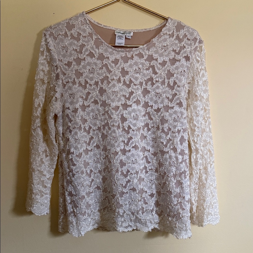 Coldwater Creek Lace Women’s Long Sleeve
